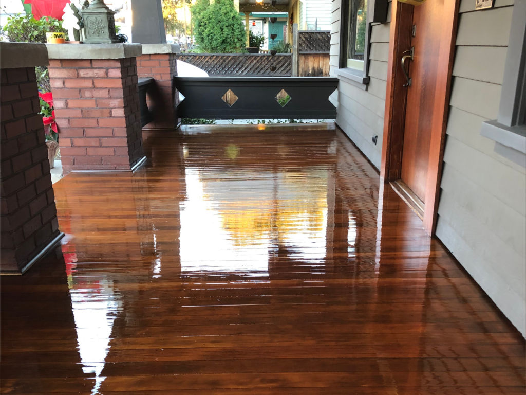 floor staining