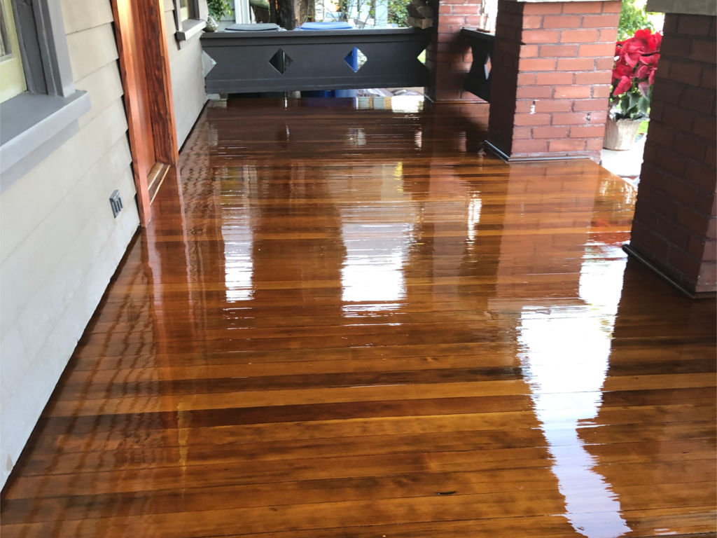 floor staining