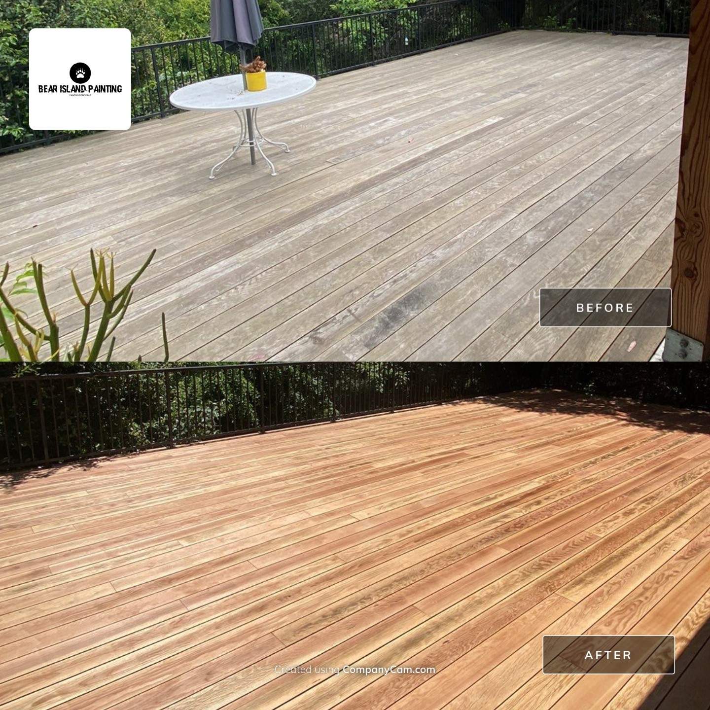 Clear Sealing of Deck in Pasadena, CA September 2023