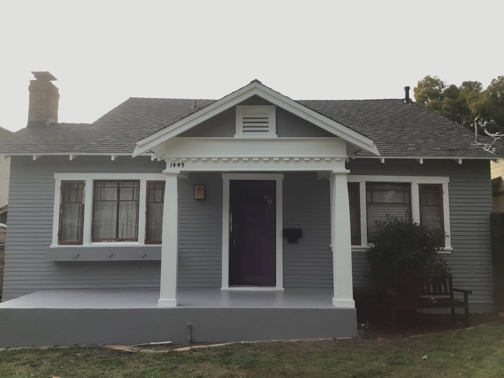 Interior house painting completed in Altadena, California