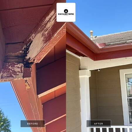 Exterior Repaint and Wood Rot Repair in Upland, CA