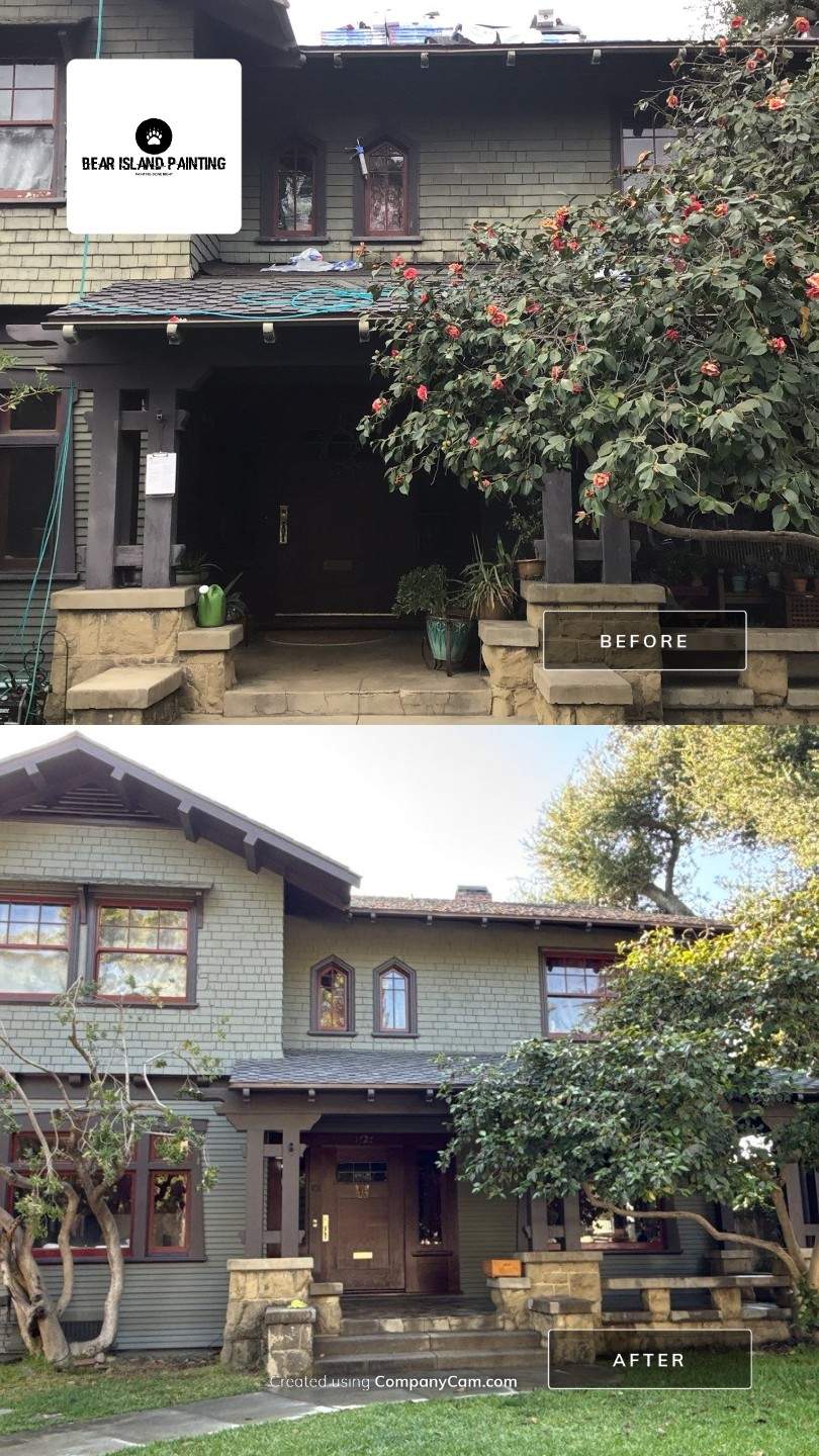 Exterior repaint South Pasadena home