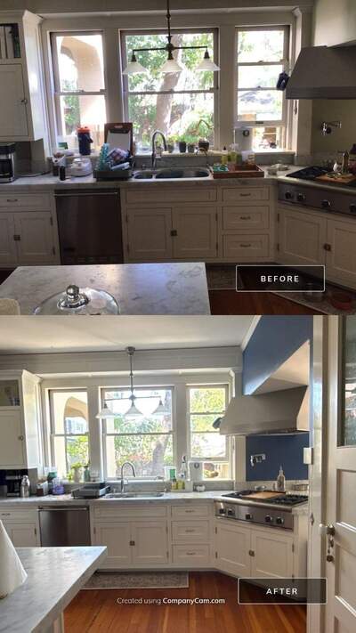 Interior repaint of El Molino Ave., Pasadena, CA