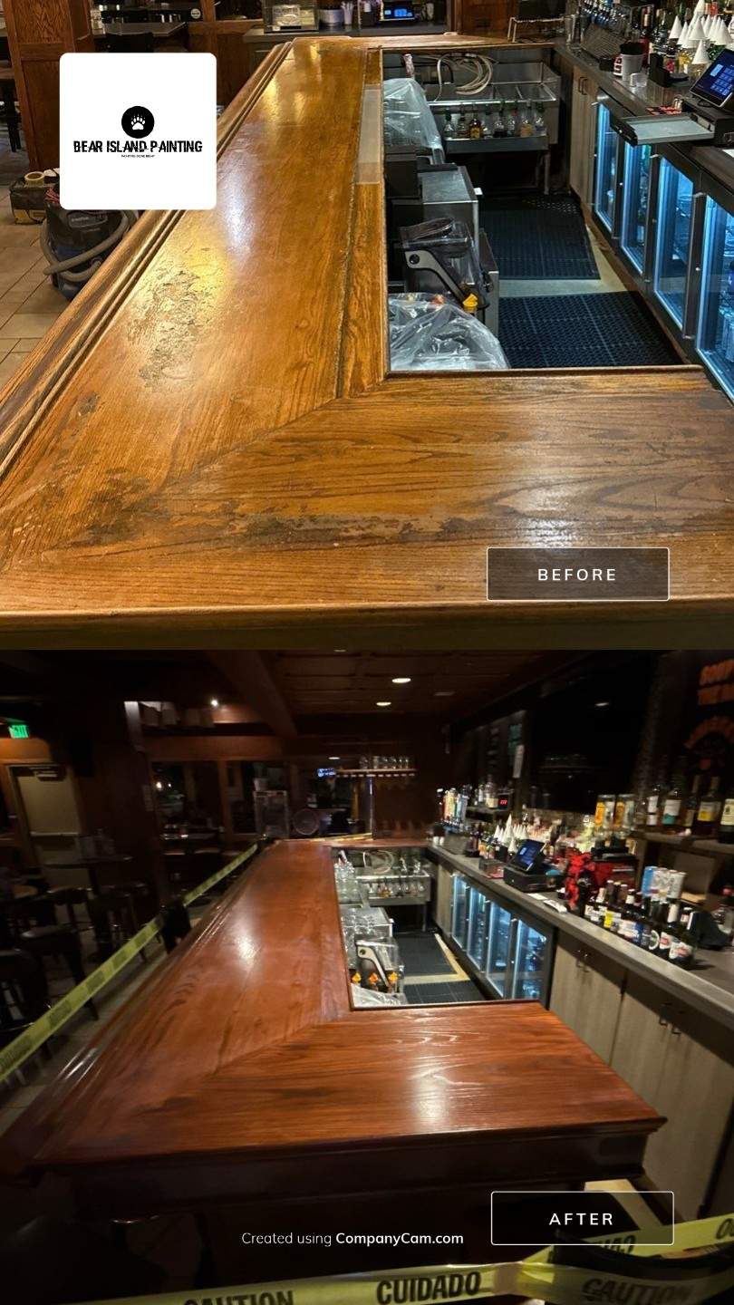 Marie Callender's: Commercial Bar Top Restoration in Azusa, CA