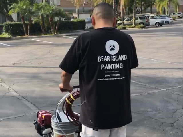 Parking Lot Commercial Painting