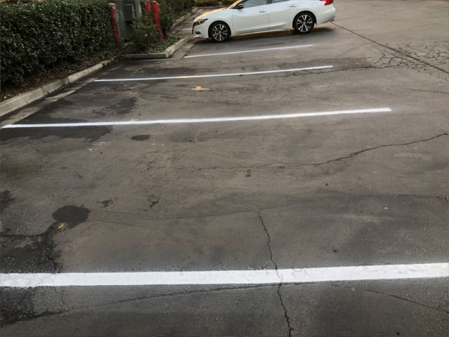 Parking Lot Commercial Painting